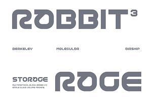 Rboca Futuristic Tech Unicase Font