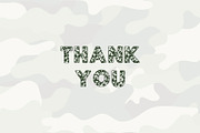 Army Strong Camouflage Display Font, a Blackletter Font by Fourteen Letter (Thumbnail 4 of 4)