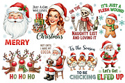 Vintage Christmas Sublimation Quotes, an Illustration by Designworld (Thumbnail 3 of 6)