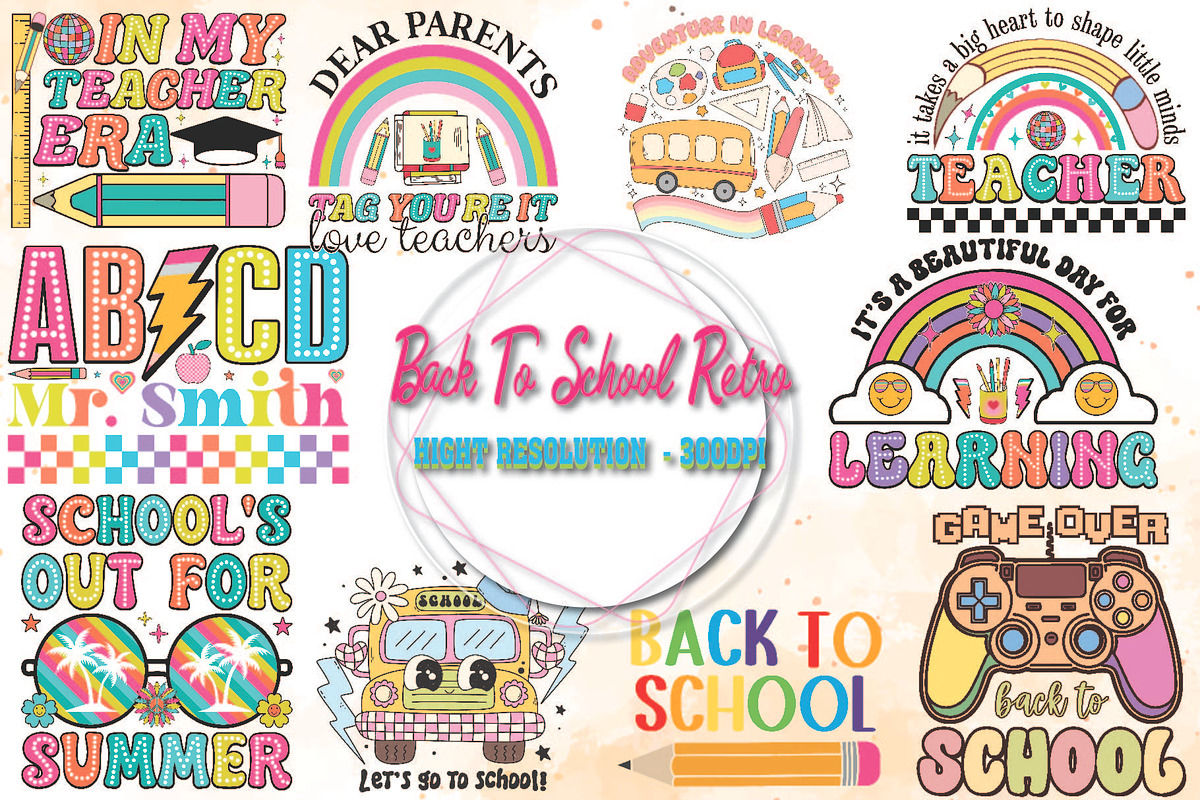 Back to School Bundle PNG, an Object Graphic by Little Mango (Photo 1 of 4)