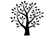 Tree Silhouette Vector Collection, an Illustration by Creativeshirt (Thumbnail 6 of 7)