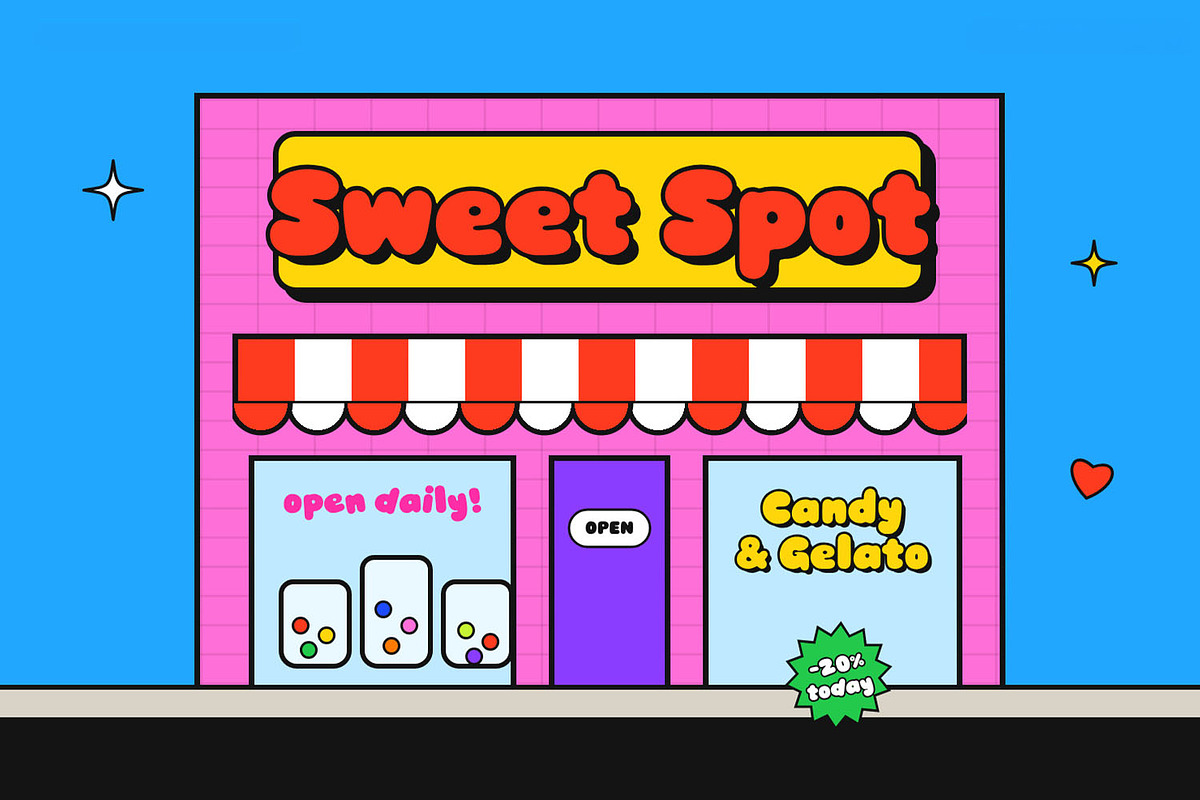 Gummy Pop Font, a Sans Serif Font by Handmadefont (Photo 7 of 15)