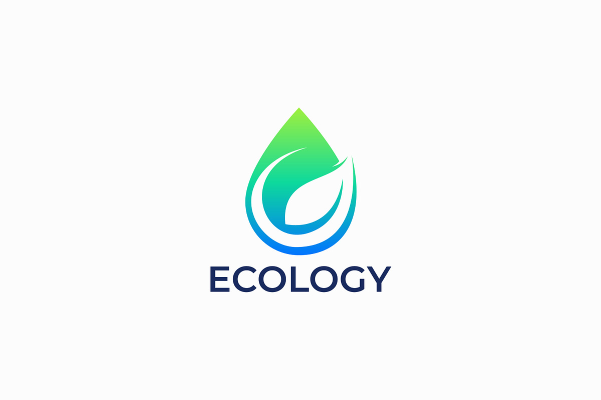 Ecology Water Leaf Logo, a Branding & Logo Template by Signatoro (Photo 1 of 3)