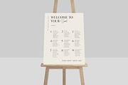 Wedding Seating Chart Template, a Flyer Template by BrandPacks (Thumbnail 4 of 5)