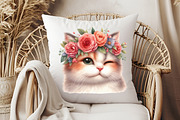 Funny Meme Cats Sublimation Clipart, an Illustration by Pixels.Craft (Thumbnail 6 of 7)