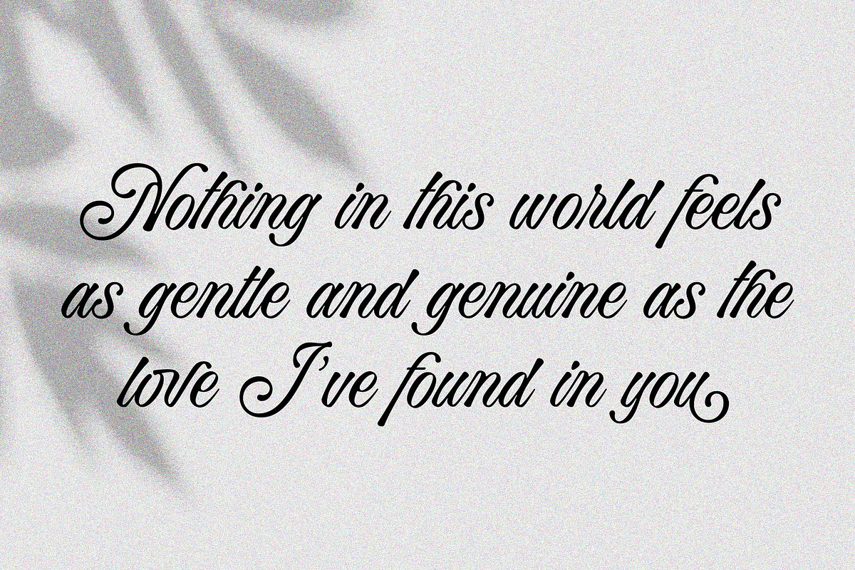 Miraclin - Beautiful Calligraphy Fon, a Script Font by Subectype Studio (Photo 5 of 7)
