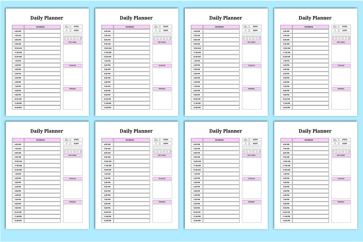 2025 Daily Planner 365 Days, a Stationery Template by Designmela01 (Photo 5 of 6)