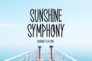 Sunshine Symphony Typeface