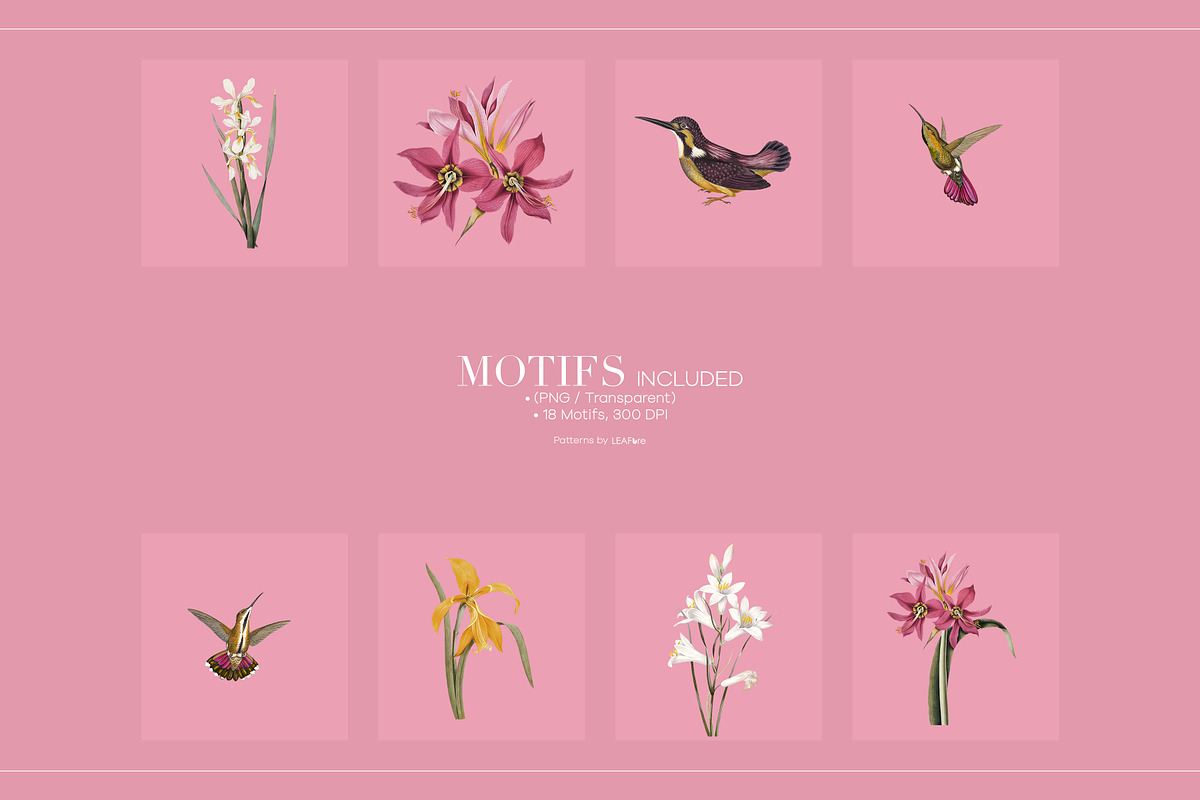 Garden Geometry Seamless Patterns, a Pattern Graphic by LEAFure (Photo 5 of 11)