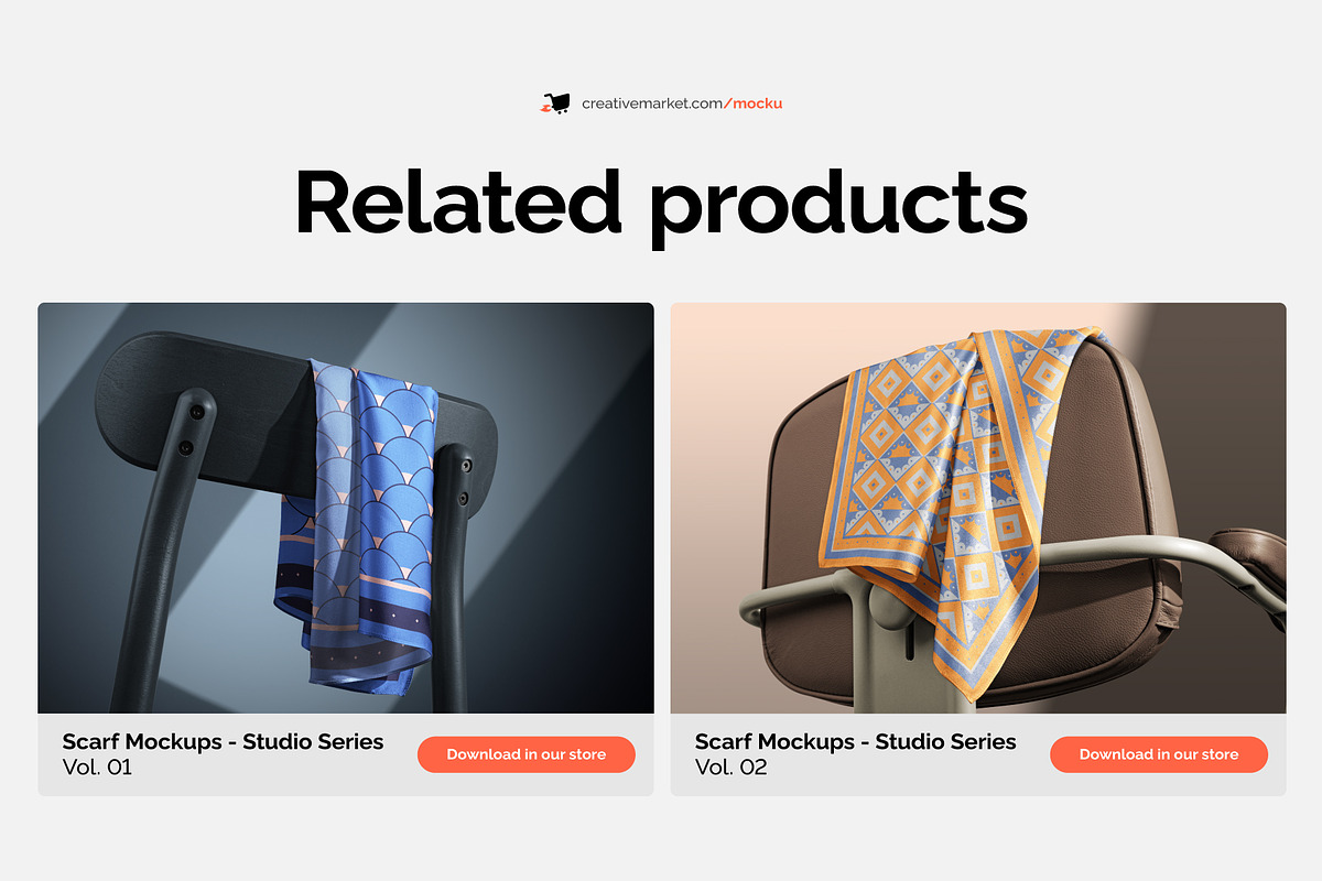 Scarf Mockup - Megapack, an Apparel Mockup by Mocku (Photo 10 of 11)