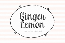 Ginger Lemon | Cute Script Font