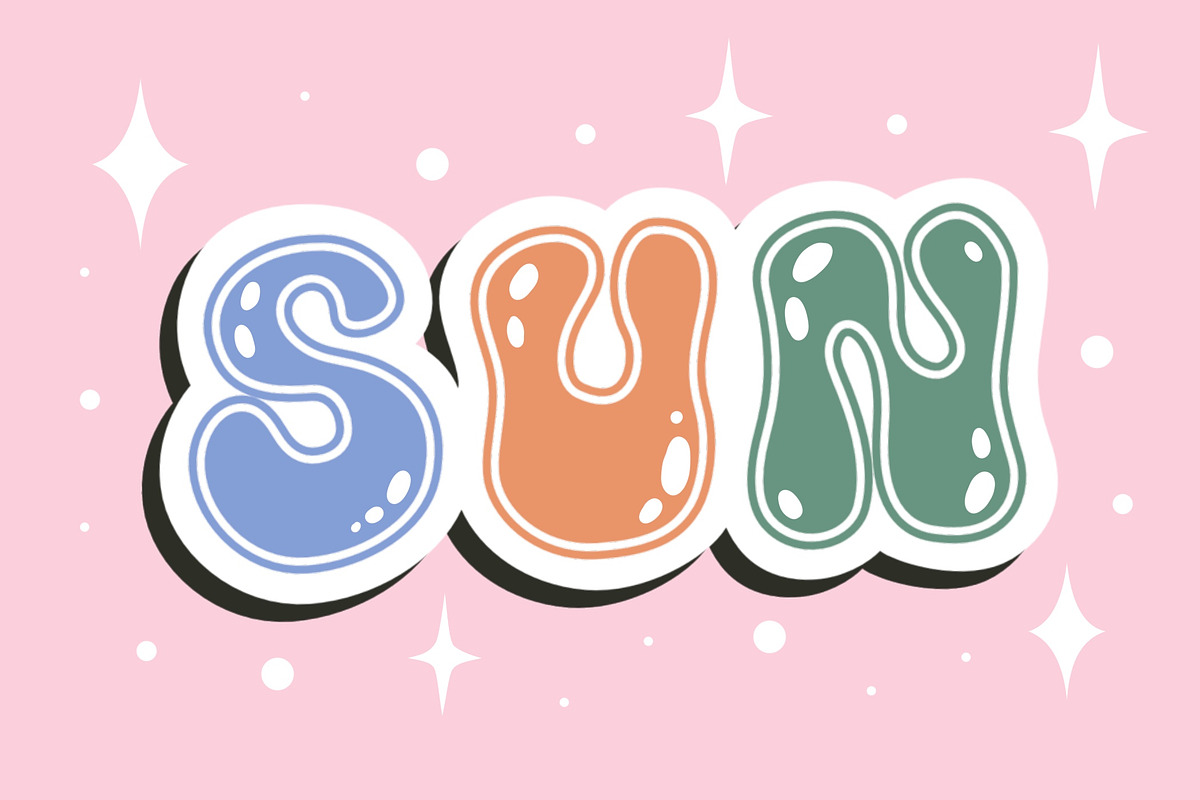 Chunky OTF, a Symbol Font by DREAMs Soul G. (Photo 3 of 5)