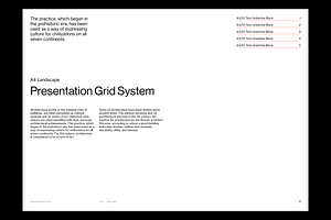 A4 Presentation Grid System