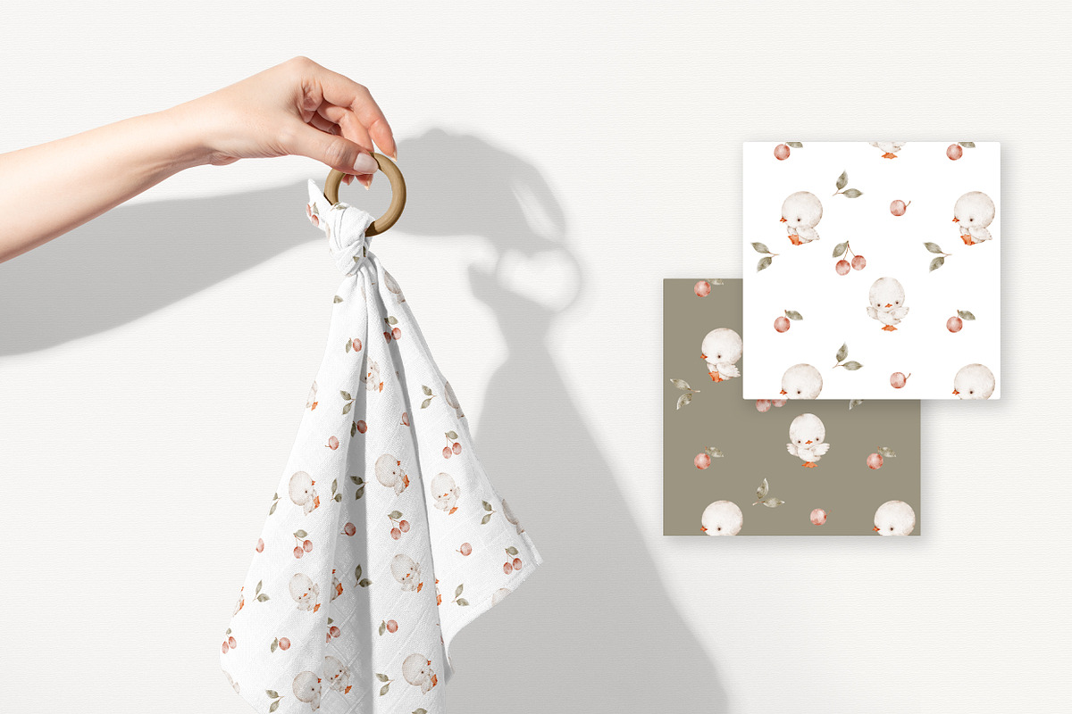 BABY AUTUMN watercolor set, a Seasonal Illustration by erasovas (Photo 10 of 12)
