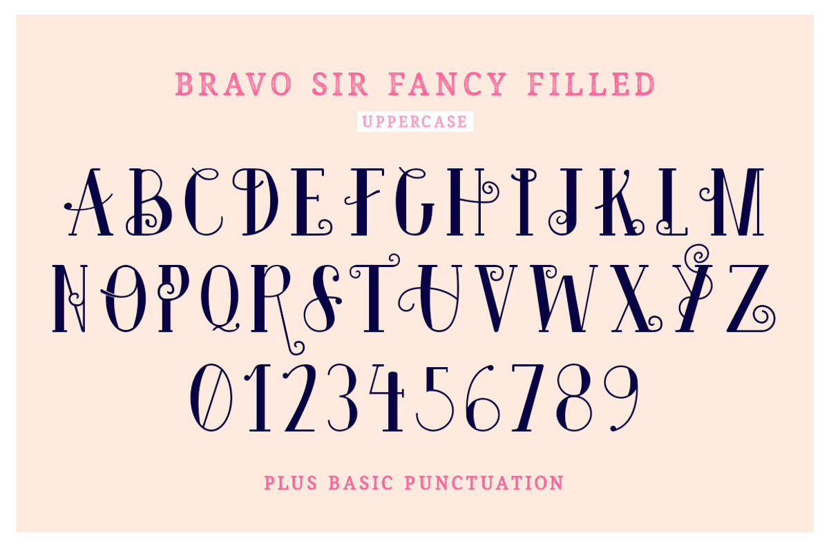 Bravo Sir Font Family preview 8