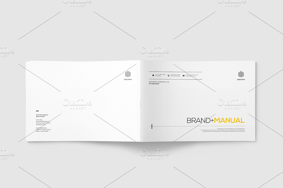 Brand Manual 28 Pages A4 / US Letter, a Brochure Template by Mastergfx (Photo 21 of 21)