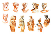 Antique aesthetics, a Decorative Illustration by ViсkyArtDesign (Thumbnail 2 of 5)