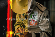 Old photo effect with light leaking, a Texture Graphic by Drawwell (Thumbnail 2 of 5)