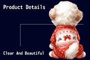 Funny Christmas Dog from Behind, a Seasonal Illustration by CitraGraphics (Thumbnail 6 of 6)