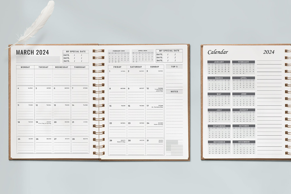Ultimate Planner Bundle 2023-2024, a Stationery Template by ROJI CREATOR (Photo 9 of 9)