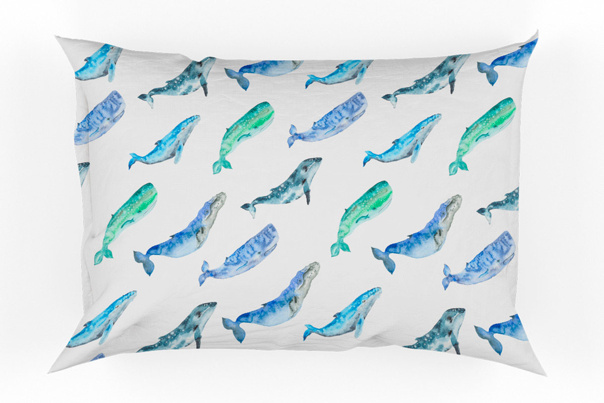 Whale watercolor big set, an Animal Illustration by IvanFet (Photo 12 of 14)