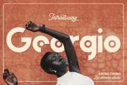 Georgio | Retro Typeface, a Sans Serif Font by Almeera Std (Thumbnail 1 of 10)
