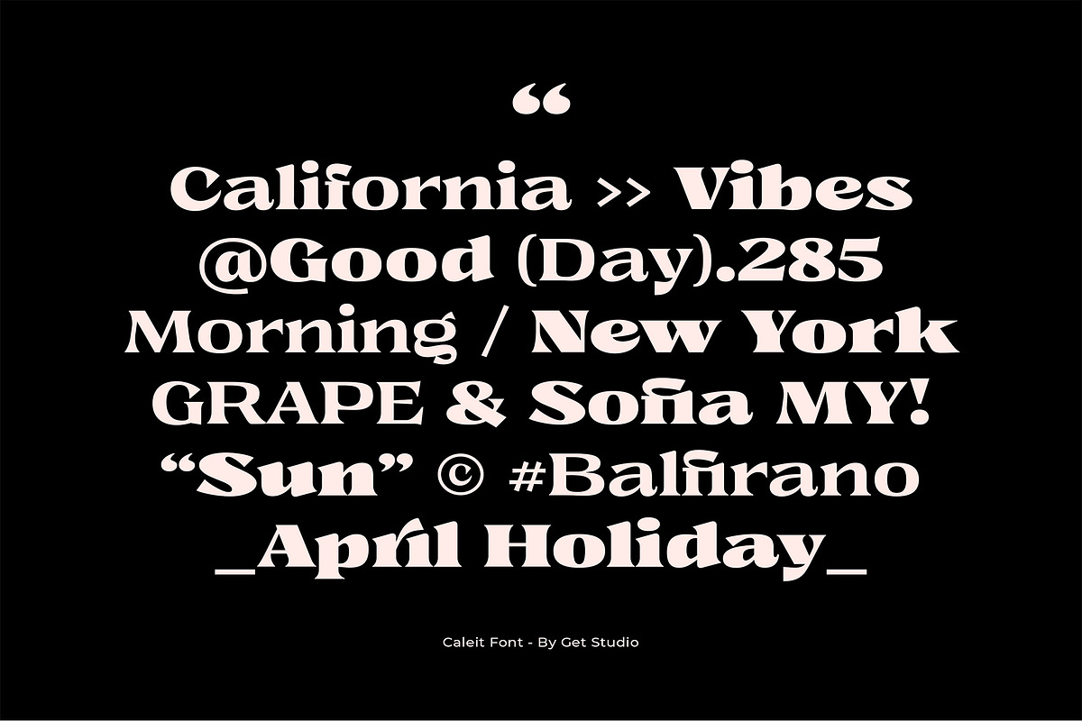 Caleit - Variable Font, a Serif Font by Get Studio (Photo 5 of 20)