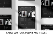 2 Page Media Kit Template - B&W, a Presentation Template by CoCreatorDesigns (Thumbnail 3 of 7)
