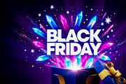 Magical Black Friday Sale Banners, a Finance Illustration by StockVerse Creative (Thumbnail 4 of 4)
