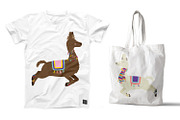 Llama Clipart, an Illustration by Huckleberry Hearts (Thumbnail 3 of 3)
