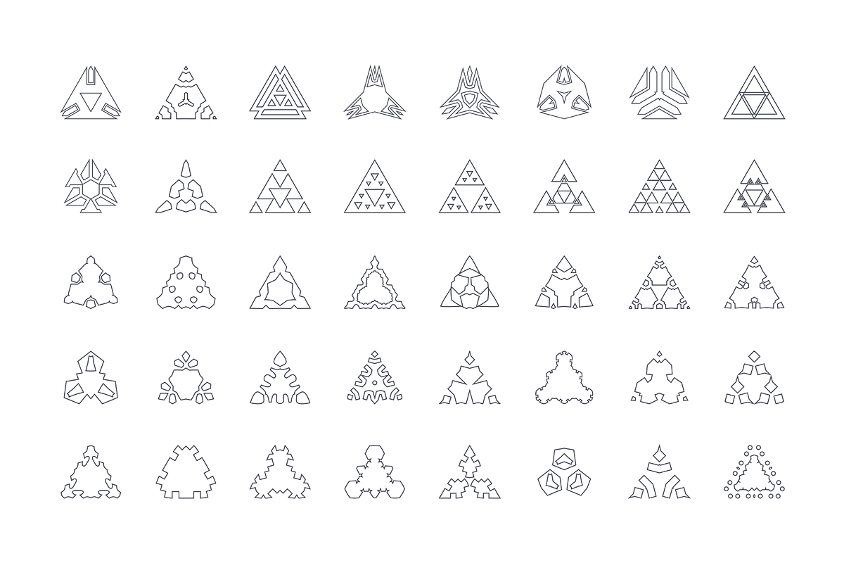 Logo Creator Triangle Shapes Edition, a Branding & Logo Template by Reshapely (Photo 5 of 14)