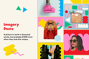 Poppin' Shapes Instagram Posts CANVA, a Social Media Template by Sweet Stash (Thumbnail 2 of 12)