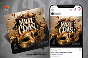 Flyer Mardi Gras Party, a Flyer Template by MonkeyBOX (Thumbnail 2 of 3)