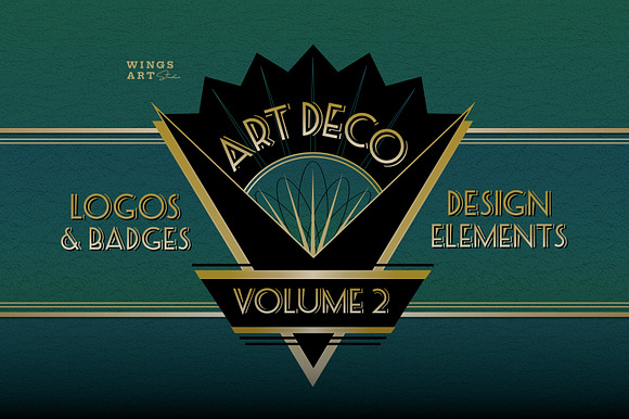 Art Deco Logo Templates Vol 2 preview 5