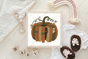 Crochet Fall Book Pumpkin PNG, an Illustration by CraftArtStudio (Thumbnail 4 of 4)