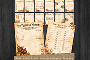 Thanksgiving junk journal Kit, an Object Graphic by ThatsDesignArt (Thumbnail 14 of 21)