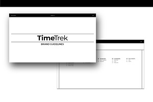 TimeTrek - Minimal Brand Guidelines