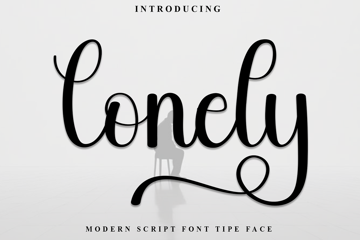 Lonely, a Handwritten Font by InermediaSTUDIO (Photo 1 of 8)
