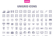 3552 Unigrid icons, an Outline Icon by Icojam store (Thumbnail 8 of 14)