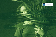 Grunge Liquid Photo Effect, a Layer Style Add-On by dokudokunomi (Thumbnail 1 of 4)
