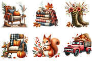 Fall Autumn Sublimation Clipart, an Illustration by DreamArtGraphic (Thumbnail 4 of 5)