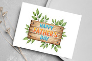 Watercolor Rustic Father's Day PNG, a Seasonal Illustration by Canvas Craft (Thumbnail 6 of 8)