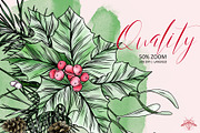 Watercolor christmas illustrations, a Decorative Illustration by Tanya Vollar (Thumbnail 7 of 12)