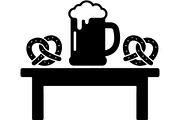 Oktoberfest Beer Table Silhouette, an Object Graphic by Gfx_Store (Thumbnail 10 of 16)