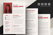 Creative Curriculum Vitae Template, a Stationery Template by ResumeInventor (Thumbnail 4 of 7)