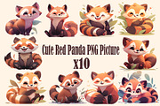 Cute animal collection 400 PNG, an Animal Illustration by DesignFolioHub (Thumbnail 27 of 34)