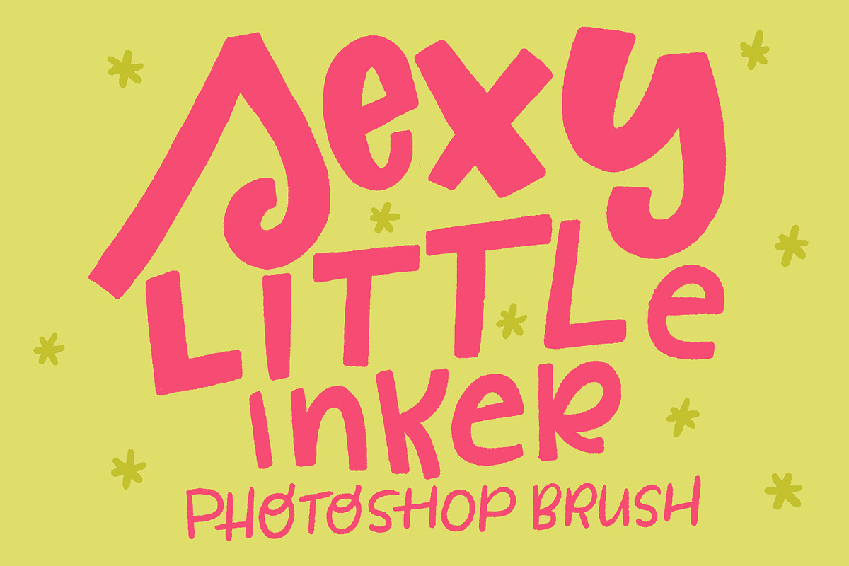 Sexy Little Inker Photoshop Brush, a Brush Add-On by studio.pancz (Photo 1 of 3)
