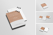 Corner Spiral Lined Notepad Mockup, a Books & Magazine Mockup by Akaimockup (Thumbnail 1 of 5)