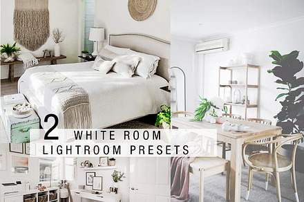 6 white room lightroom presets v1