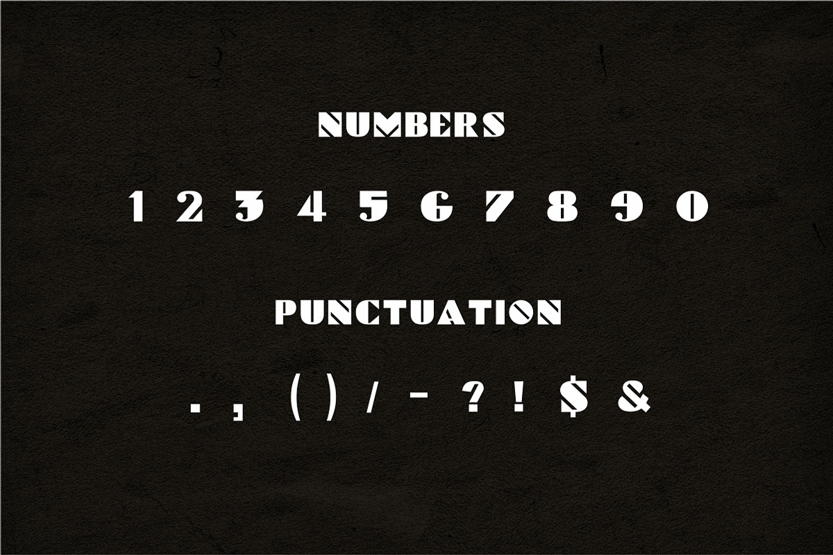 Grand Pix Font preview 6